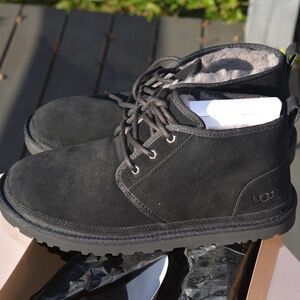Men's Black Suede Boots